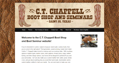 Desktop Screenshot of chappellboots.com